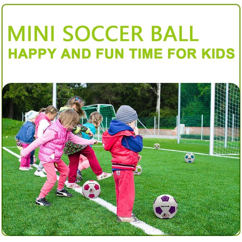 Wisdom Leaves Mini Soccer Ball for Kids/Toddlers,Small Soccer Balls Size 1.5,Baby Toy Balls for Indoor and Outdoor Play Games,Soft and Lightweightï¼ˆ160gï¼‰ - Image 5